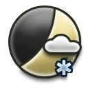 Light Snow, Few Clouds