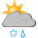 Sleet, clear